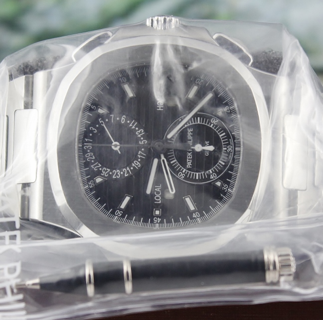 (image for) Sealed Unworn Patek Philippe Nautilus Travel Time Chronograph / 5990/1A-001